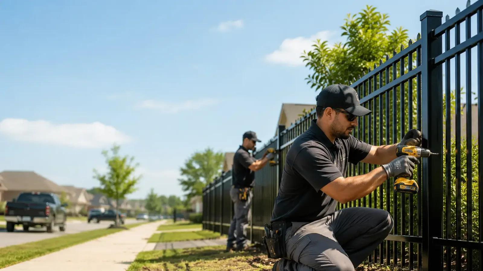 Metal Fence Installation in Long Beach, WA
